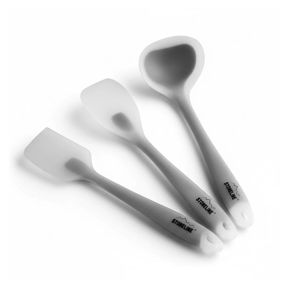 STONELINE Kochbesteck-Set, 3-teilig, Silikon, hitzebeständig, spülmaschinengeeignet